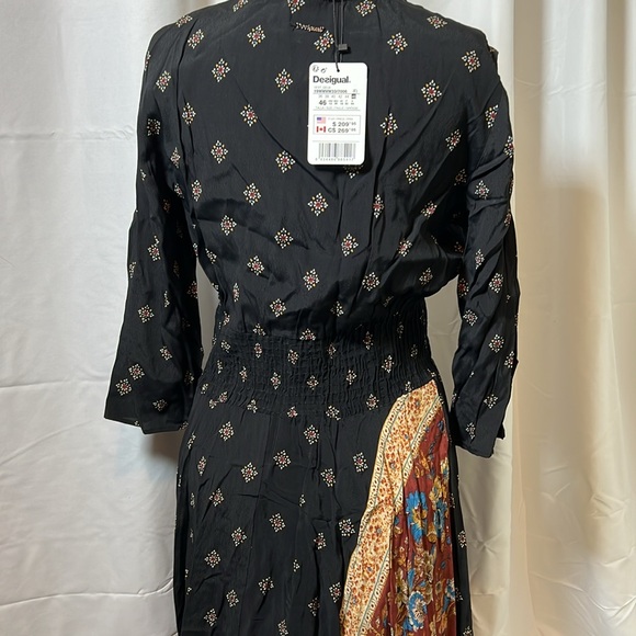 Desigual Boho Dress Size 12 NWT - Picture 5 of 6